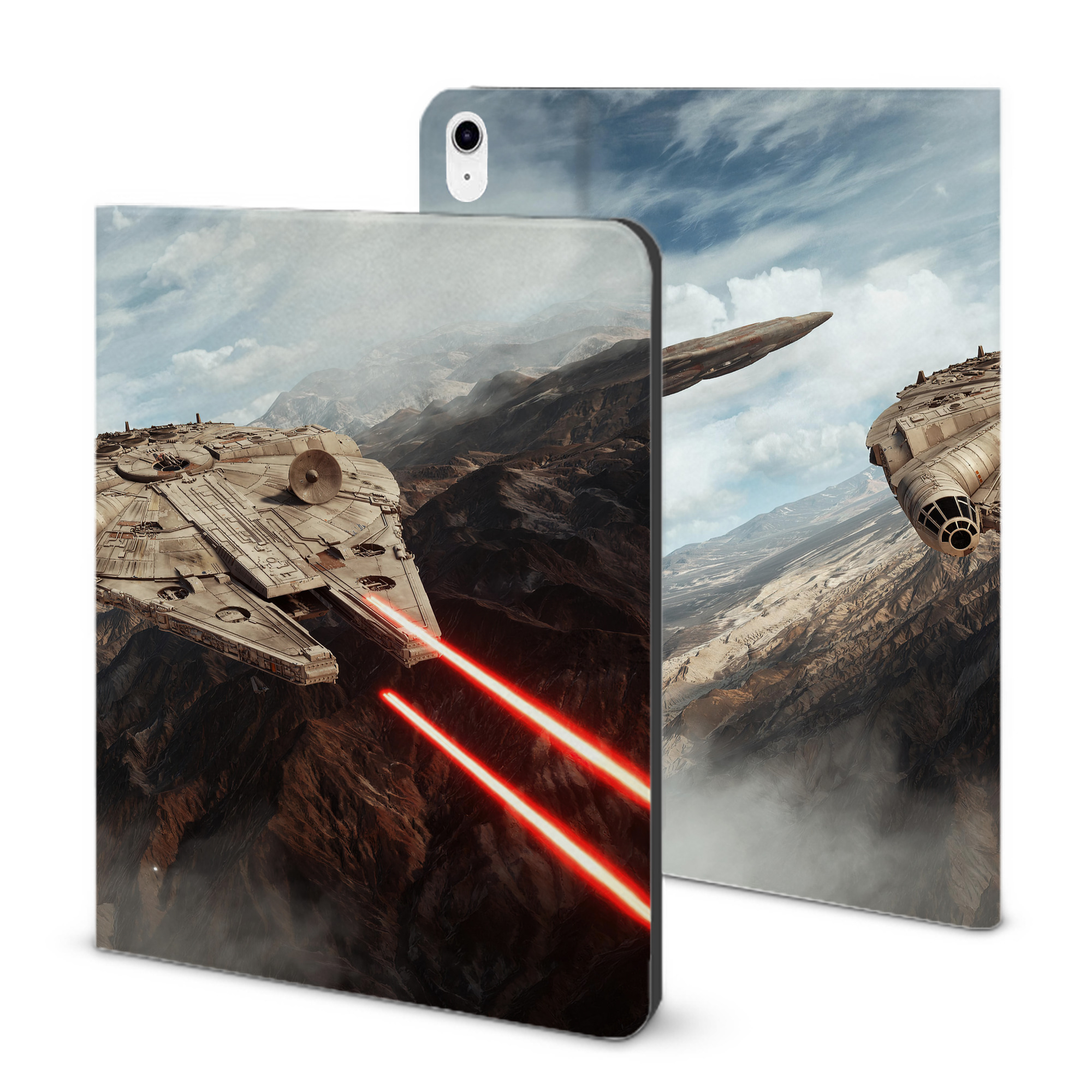 （画像用） スター・ウォーズ Star Wars IPad ケース ブック型 PUレザー TPU 耐衝撃 軽量 薄型 ペン収納なし 全面保護 IPad 各モデル対応